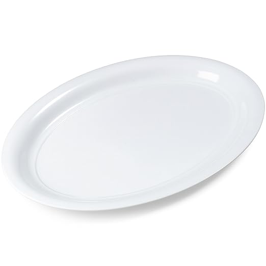 Carlisle FoodService Products Displayware Plastic Catering Platter 21" x 15" by CarlisleFoodServiceProducts