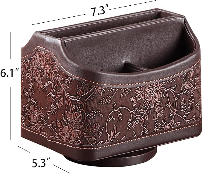 PU Leather Remote Control Organizer - Image 2