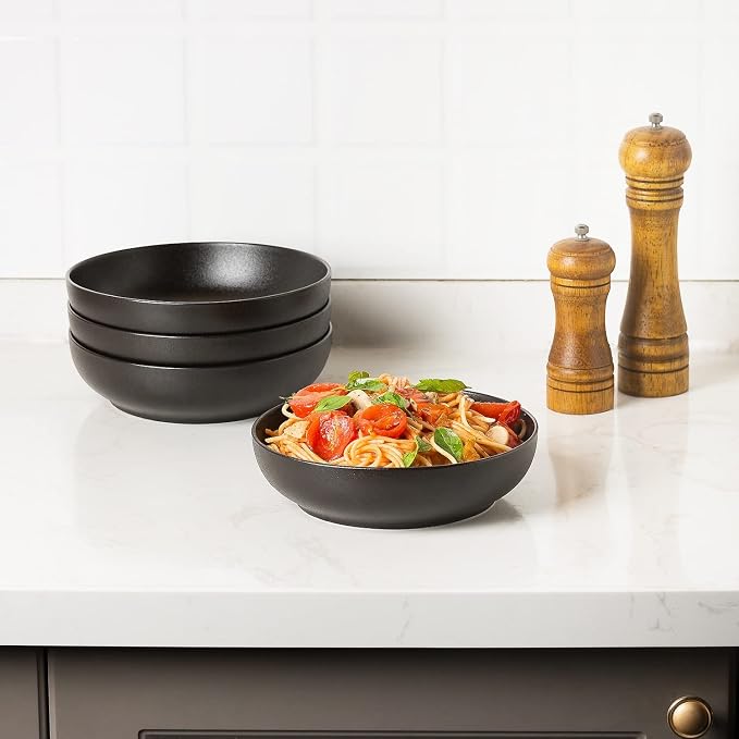 30oz Ceramic bowls set of 4-8" serving bowls - Image 3