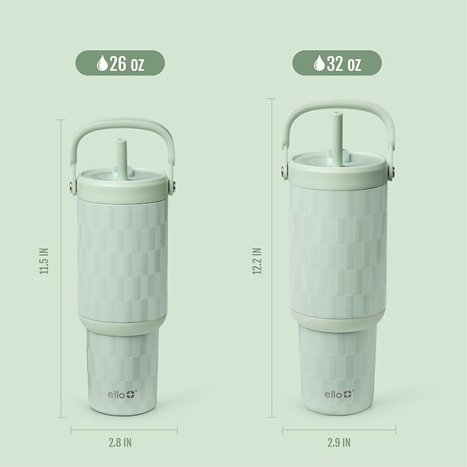 Ello Oasis Go+ 32oz Insulated Stainless Steel Tumbler - Image 7
