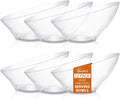 12 Pack Clear Plastic Serving Bowls by GoodLuck