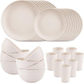 Wheat Straw Dinnerware Sets, Dish Sets by supernal
