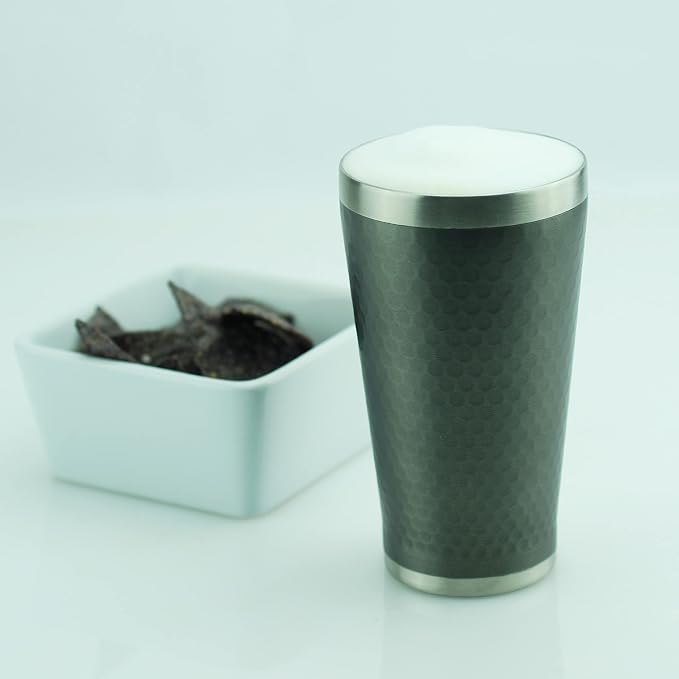Minimal Double Wall Vacuum Insulated Tumblers, Ultra Slim Embossed Body - Image 2