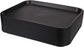 12 Pack Fast Food Tray, 13.7 x 10.5 Inch Plastic Restaurant Serving Tray by Yarlung