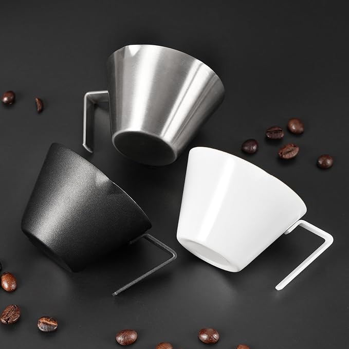 YARRAMATE 4 Pack Stainless Steel Espresso Shot Cup, 3.4oz | Heat Insulated Grip - Image 9