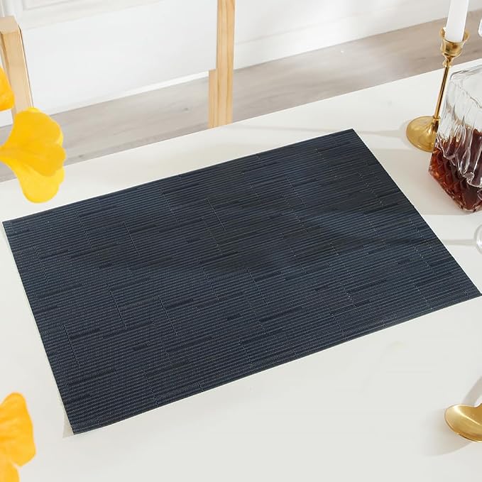 PIGCHCY Placemats Set of 12 Washable Durable Place Mats Vinyl Heat Resistant - Image 5
