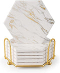 Marble Coasters for Drinks Absorbent by Geichan