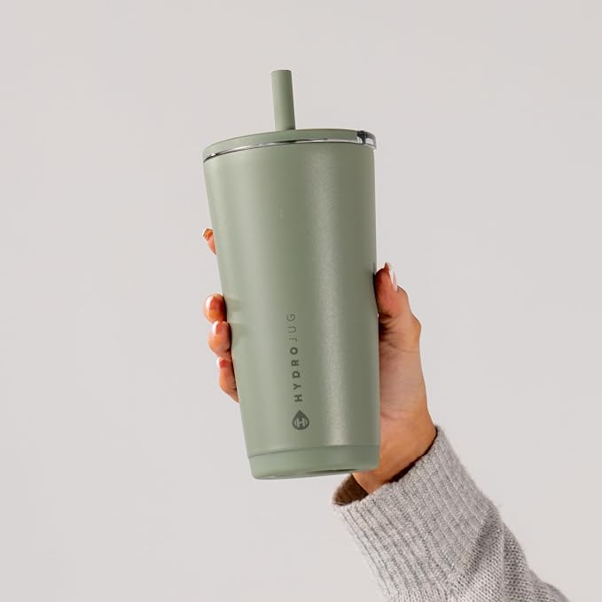 HydroJug Everyday Tumbler 20 oz, Ceramic-Lined Straw Cup - Image 5