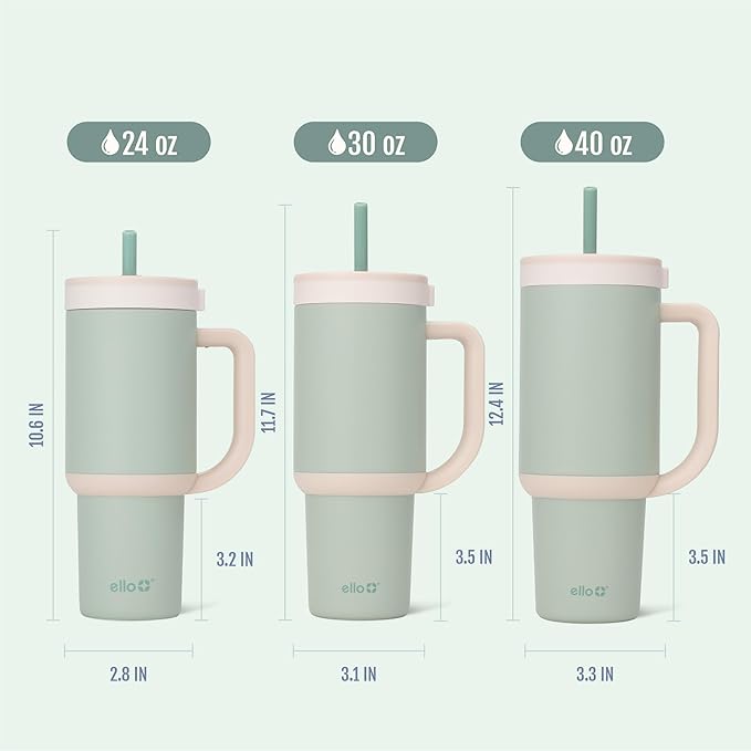 Ello Oasis 24oz Insulated Stainless Steel Tumbler - Image 8