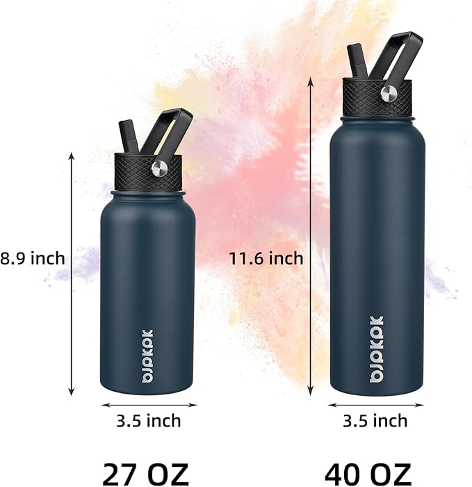 BJPKPK 40oz Insulated Water Bottle - Image 4