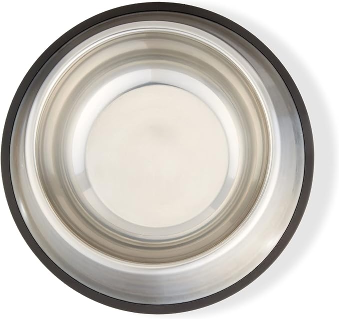 Amazon Basics Stainless Steel Non-Skid Dog Water And Food Bowls, Dishwasher Safe - Image 4