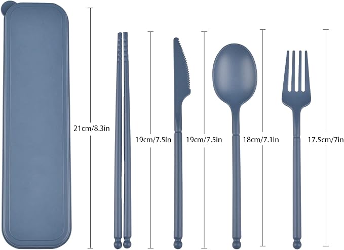 Travel Utensils, Reusable Utensils Set - Image 2
