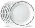 Corelle Vitrelle 6.75" Salad Appetizer Plate Set, Triple Layer Glass and Chip by Corelle