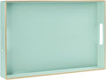 Mint Green Decorative Tray for Ottoman, Serving Tray by MAONAME