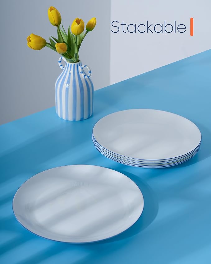 10.5 Inch Dinner Plate Set of 6, suitable - Image 7