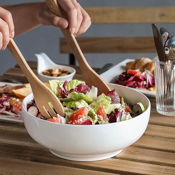 DOWAN Serving Bowls, 90 OZ Large Salad Bowls - Image 2