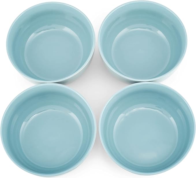 Elanze Designs Bistro Glossy Ceramic 6.5 inch Dinnerware Bowls Set of 4 - Image 4