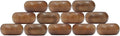 Napkin Rings Set of 12 Handmade Acacia Wood Dining Table Napkin Holder Classic by ARNCRAFT