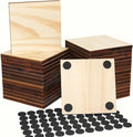 MONKEY SUN 30 Pack Unfinished Wood Coasters by HOME