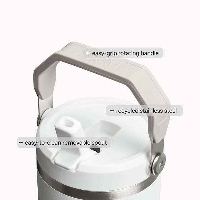 STANLEY IceFlow 2.0 Flip Straw Tumbler, 40 oz, Dark Navy | Easy Carry Handle | - Image 6