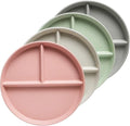 10 Inch 4PCS Unbreakable Portion Control Plates, Divided Plates by greenandlife