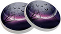 oFloral Full Moon Coasters for Drinks Bat Bare Trees Stars Shine Magic Night by oFloral