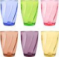 Topsky 12-ounce Plastic Water Tumblers | Set of 4 Transparent Unbreakable by HomeandKitchenNO1