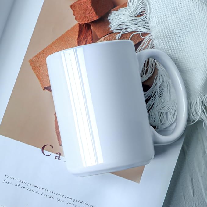 16 OZ Coffee Mugs, Classic Blank Ceramic Cup - Image 5