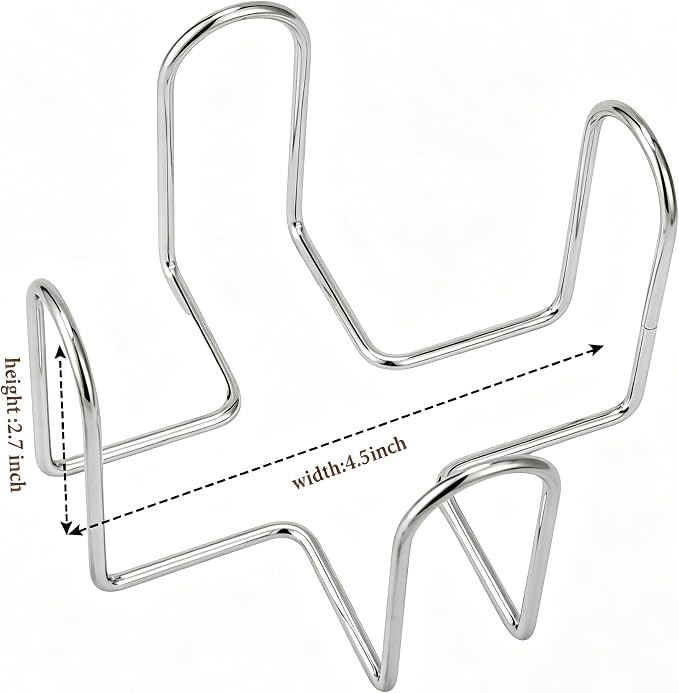Coaster Holder 4.3 Inch Black Iron Metal Holder Storage Caddy - Image 2