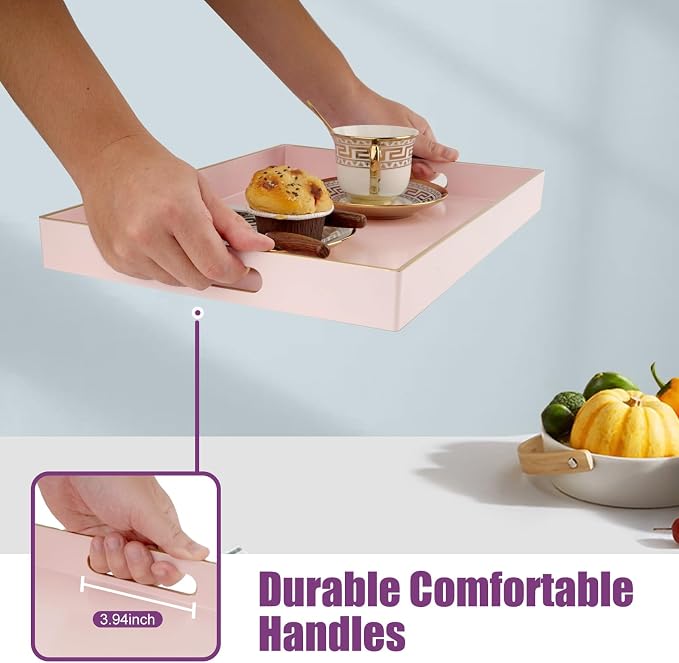Gifturbo Pink Large Serving Tray - Image 3
