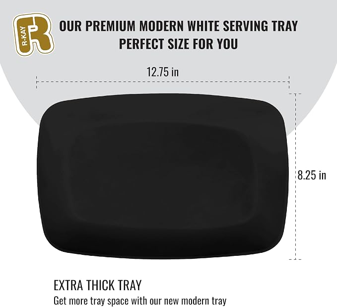 R-kay 6 Pack Plastic Serving Trays - Image 4
