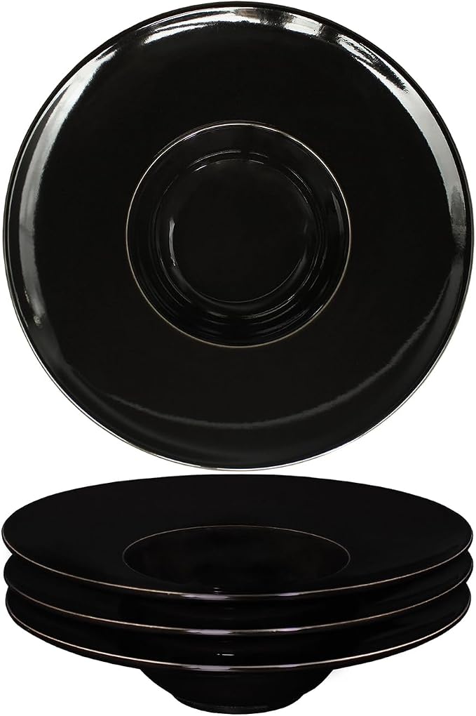 Ceramics Rimmed Soup Bowls 8.6 oz, Pasta plates by Jinsongdafa