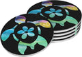 Sea Turtle Coasters Set of 4, Absorbent Ceramic Drink Coasters Cup Mat by Unknown