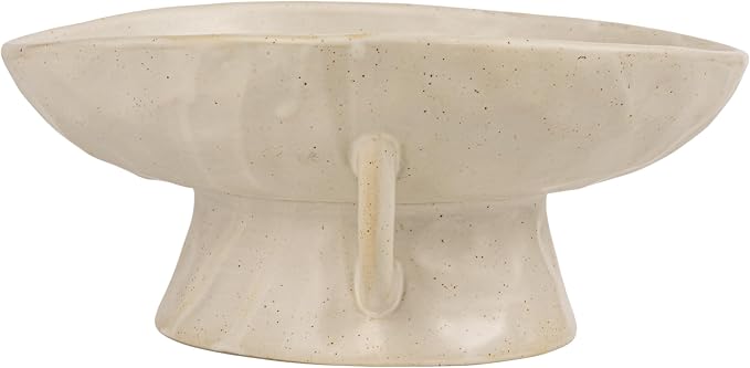 Creative Co-Op Stoneware Footed Pedestal Bowl - Image 3