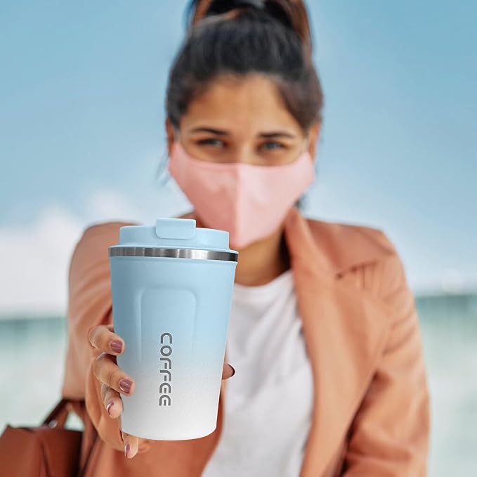 SPLMIFA Travel Coffee Mug Leak-Proof, Reusable Coffee Cups - Image 7