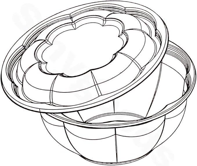 Disposable Plastic Salad Bowls - Image 4