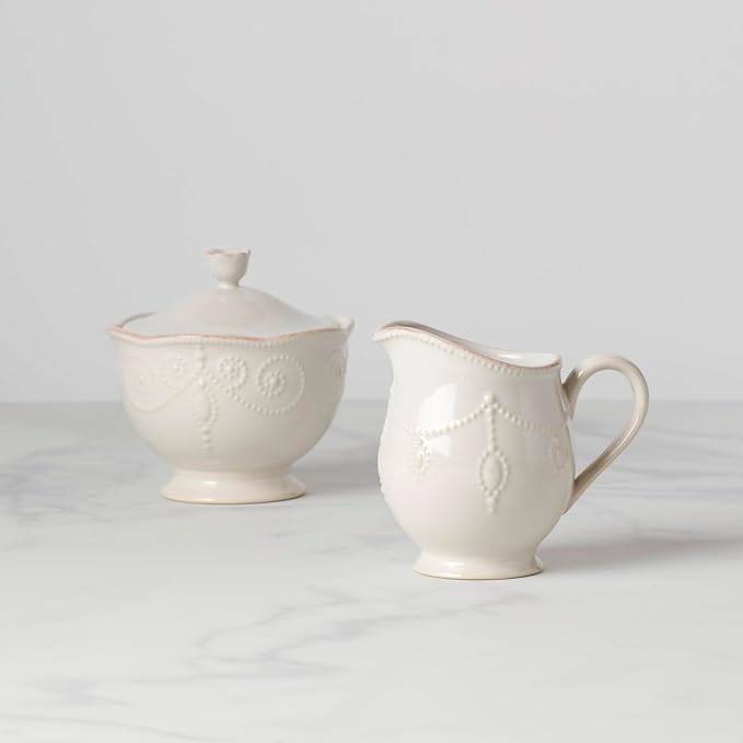 Lenox French Perle Sugar and Creamer, 2.60 LB - Image 2