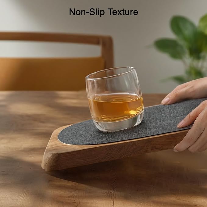 Faux Leather Placemats Set of 4, Dual Sided - Image 8