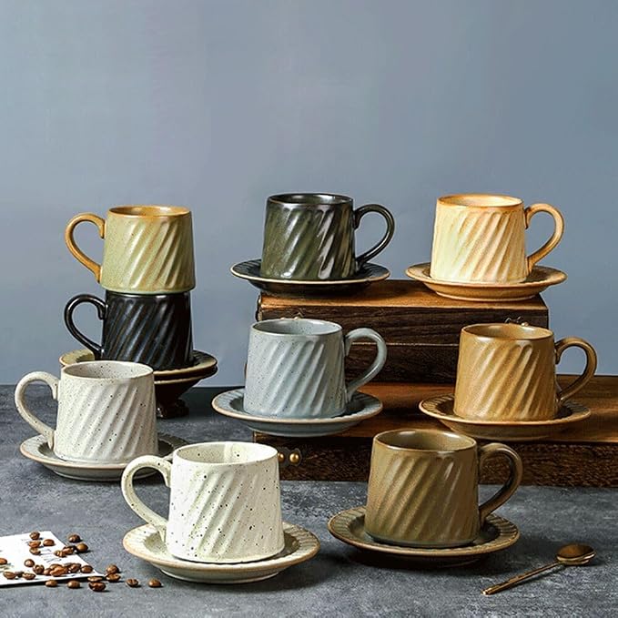 Vintage Ceramic Tea Cup and Saucer Set - Image 4