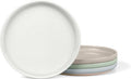 LIANYU 4Pcs Dinner Plates Set, 7.75’’ Small and Round Stoneware Salad Plate by LIANYU