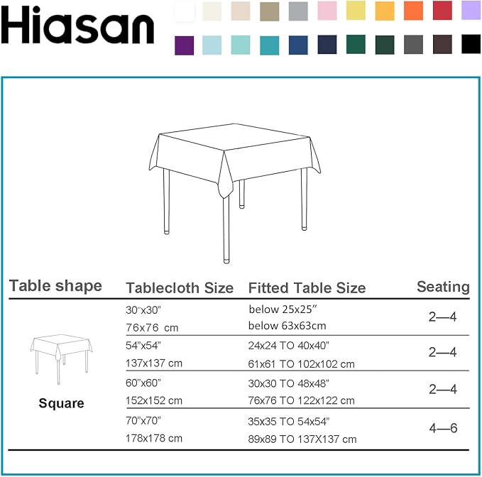 Checkered Square Tablecloth - Image 6