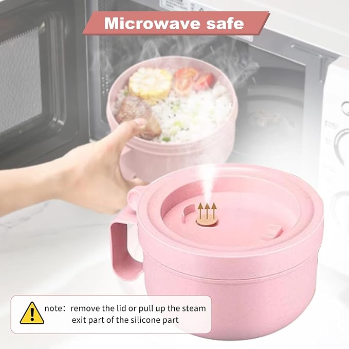 Rarapop 28.7oz Microwave Soup Bowl Containers - Image 4