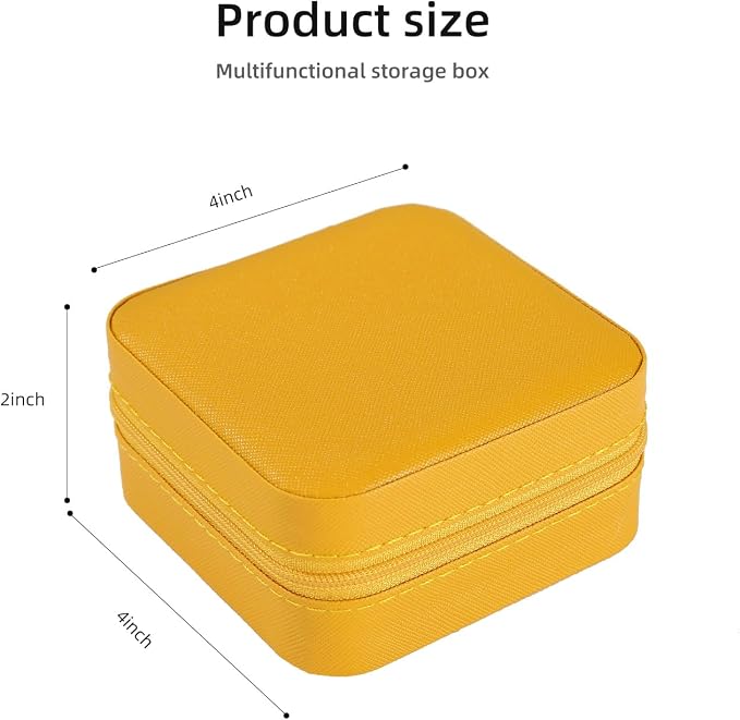 KElofoN Travel jewelry case Travel jewelry box Travel Jewelry Organizer Small - Image 2