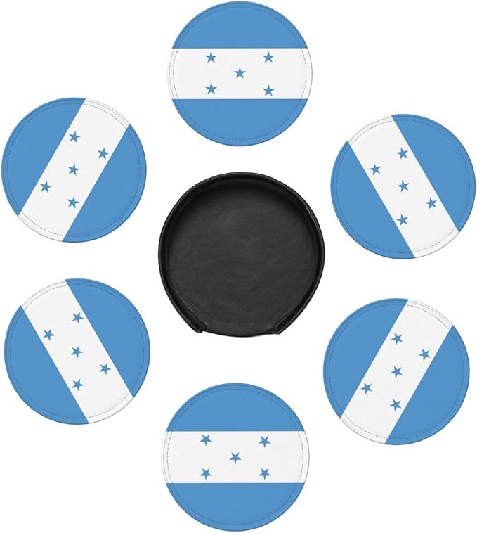 Honduras Flag Coasters for Drinks - Image 7