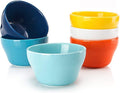 Sweese Set of 6 Porcelain Bouillon Cups, 8 Ounce Capacity, 6.0 Count by Sweese