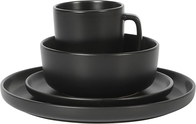 Gibson Home Zuma Stoneware Plates, & Mugs Dinnerware Set - Image 6