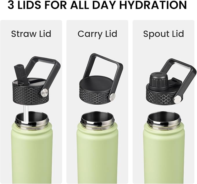 Konokyo 18 oz Insulated Stainless Steel Water Bottle - Image 4