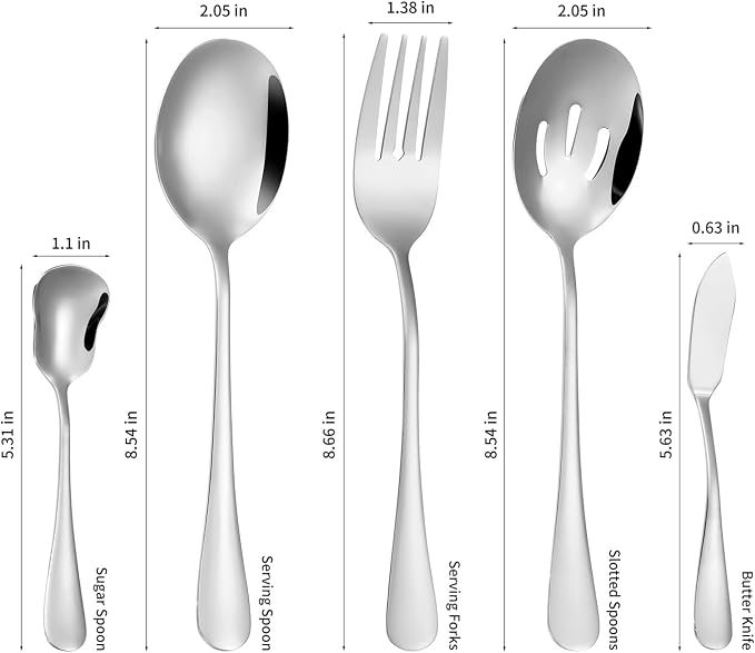 Lazycorner 53 Piece Silverware Set - Image 4