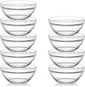 Sweejar 4 inch Small Glass Bowls Set, 7 oz Prep Bowls by Sweejarco1949