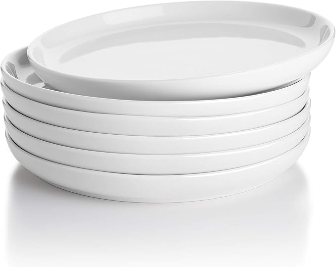 Sweese 7.4 Inch Porcelain Dessert Plates, Microwave Oven Safe by Sweese